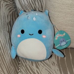 Squishmallows Lune Blue and Pink Plush
